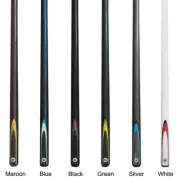 Pool Snooker Billiard Cue Stick Graphite and Composite FLURO 57" 2 Piece Cue