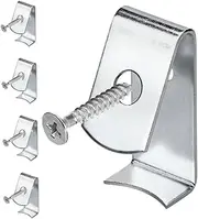 Milisten 5pcs Metal Garden Pot Hangers Heavy Duty Wall Hooks for Outdoor Flower Display Weather Resistant Clips for Elegant Design for Garden Pots and Planters