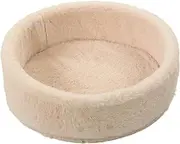 MEIYITIAN Cat Litter Round Soft Cat Mats Universal Pet Sleeping Mats Small Warmth Thickened Removable and Washable Cat Supplies