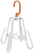 Folding Drying Rack for Clothes - Rotating Shoe Organizer,Space-Saving, Anti-Slip Dryer Hanger for Scarves Socks Clothing