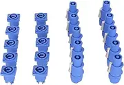 10 Sets 3 Pin Power Connector, Professional Stage Light Power Cable Plug for LED Large Screen Speaker 20A
