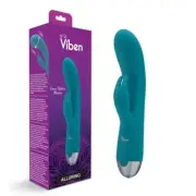 Viben Alluring Come Hither Rabbit Vibe Vibrator Ocean