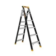 GORILLA 150kg Pro-Lite 6 Step Fibreglass Dual Purpose Ladder FDM006-PRO