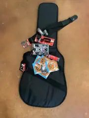 ElectrGigBagKXE1+pro-winder+Lt Capo+strap+5 Sets Strings+Pick holder+BeatlePicks