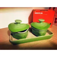 在飛比找蝦皮購物優惠-Le creuset 愛心小烤盅 2入 日本購入