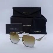DOLCE & GABBANA DG2310 1224/6E Matte Gold/Gradient Light Brown Gold Mirror 57...