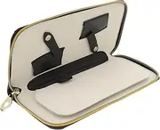 VINTORKY Hair Shear Scissor Organizer Barber Shear Pouch Storage Bag for 4 Scissors Hairdressing Scissor Bag Styling Tool Case