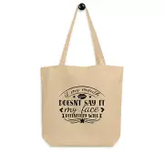 Eco Tote Bag - Quirky Conversations Canvas