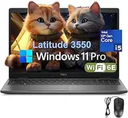 [DELL] Vostro 15 15.6" FHD 120Hz Business Laptop Computer, Intel 10-Core i5-1235U (Beat i7-1195G7), 4GB DDR4 RAM, 256GB PCIe SSD, WiFi, Bluetooth, RJ-45, Microsoft Office Annual License, Windows 11 Pro