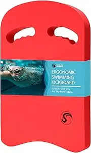 Sunlite Sports Swimming Kickboard with Ergonomic Grip Handles, One Size Fits All, for Children and Adults, Pool Training Swimming Aid, for Beginner and Advanced Swimmers
