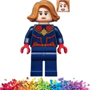☀️ New LEGO™ Marvel Avengers Endgame™ - Captain Marvel Medium Nougat Hair