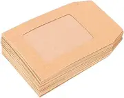 SEWACC 25Pcs Paper Blank Envelopes Document Bags for Mailing Cards Invitations and for Holidays and Special Occasions
