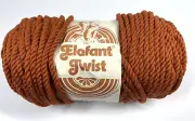 Vintage 1977 Elefant Twist Herculon Macrame Cord Robe 051 100 Yds 5-6MM