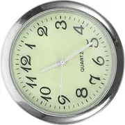 Car Clock Mini Automotive Clock Pendulum Small Digital Battery Operated Car Dash Clock Tiny Clock Car Stick on Clock Clocks Small Digital Clock Dashboard Clock Small Clock Metal