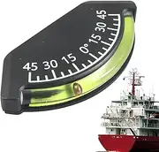 Boat Inclinometer Gauge, Multipurpose Off-Road Vehicle Inclinometer, User Friendly Inclinometer Gauge, Boat Supplies for Navigation, Off-Road Driving
