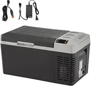20L Portable Car Refrigerator Compressor Wheelless Fridge Freezer Cooler Ice Box Keep Cool Compatible with Camping Fishing Home Use