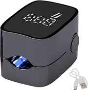 Nail Light | USB Rechargeable Nail Cleaning Light | Nail Cleaning Auxiliary Tool, Home Nail Supplies Cleaning Device for Nail Care
