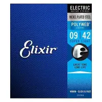 在飛比找Yahoo!奇摩拍賣優惠-【又昇樂器.音響】ELIXIR 09-42 電吉他弦 POL