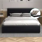 ALFORDSON Bed Frame Gas Lift Storage Double