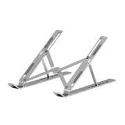 Adjustable Portable Aluminum Laptop Mackbook Ipad Stand Holder-Silver