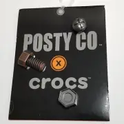 Post Malone X Crocs Jibbitz Charms Scrap Metal Posty Co X Crocs