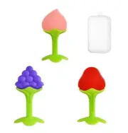 Baby Silicone Training Toothbrush BPA Free Banana Shape Safe Toddle Teether Chew