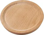 JOYSIP Wood Jewelry Display Tray - Small Decorative Ring, Jewelry Trinket Dish, Key Tray - Earrings Necklaces Bracelet Watch Holder (rounded)