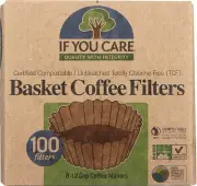 If You Care Coffee Filter Fits 8-12 Cup Drip Coffee Makers 100 Count Case of 12