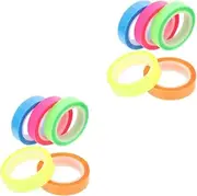 KALLORY Sets Highlight Stickers for Books Sticky Tape Removable Highlighter Strips Annotating Tabs Book Tabs for Note Reading Tapes Sticky Lasting Rolls