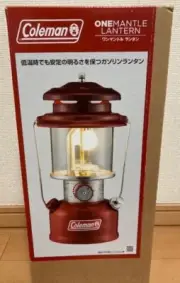 Coleman 2164001 Lantern, Gasoline Lantern, One Mantle Lantern (Red)
