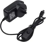 5V 3A Micro USB AC Adapter DC Wall Power Supply Charger with On Off Power Switch Compatible with Raspberry Pi 3 Model B B+ A+ Plus