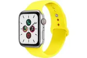 [WAT-NB-42YLG2] Compatible For Apple Watch Band 42/44/45/49MM Soft Silicone Sport Strap - Yellow