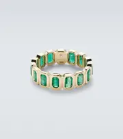 [Shay Jewelry] Shay Jewelry 18kt gold ring with emeralds J green