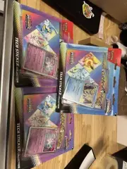 (SET OF 3) Pokemon Prismatic Evolutions Tech Sticker Collection NEW SEALED!