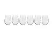 Krosno Harmony Stemless Wine Glass 540ml Set of 6 Pieces