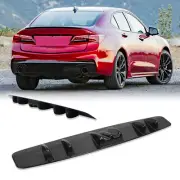 33" Rear Bumper Lip Diffuser Spoiler Splitter 7 Fin Shark For Acura TLX 2021-23