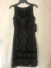 Aidan Mattox Sleeveless Soutache A-line Dress Size 2