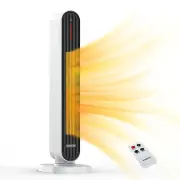 [US Direct] STEALTH 32'' Space Heater, 4 Modes, 6h Timer, Safety Fast - Quiet Heat,Tip-Over Protection, 1500W PTC Cerami