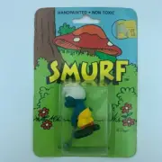 Smurfs 20055 Golf Vt Figure Sealed - PVC Golfer Smurf Figurine Schleich Peyo