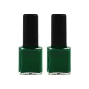 2x BYS Run Forrest Nail Polish Enamel Lacquer Gloss Lasting Quick Dry 14ml Green