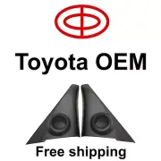 Toyota Tundra 13-21 Door Panel Tweeter Speaker Corner Trim Driver Passenger Side