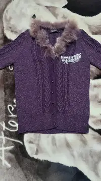 在飛比找Yahoo!奇摩拍賣優惠-設計師 凱蕾 Kae Leei 羊毛50% 針織外套 長袖 