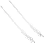 LOPUNER 2pcs Flexible Refrigerator Coil Washer Cleaning Brush Efficient Vent Trap Cleaner for Maintenance Removes Odors Enhances Cleaning Performance Compatible with Drum Washing Machines