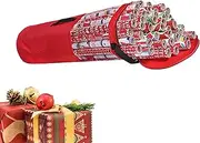Storage For Wrapping Paper - Clear 40 Inch Wrapping Paper Storage Organizer - Wrapping Paper Container, Wrapping Paper Storage Bin for Christmas