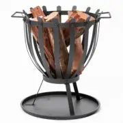 Portable Patio Heater Fire Pit BBQ Outdoor Brazier Ash Catcher Tray,Wood Burning