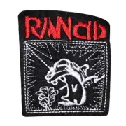 RANCID IRON ON SEW ON EMBROIDERED PATCH BADG PUNK ROCK MUSIC BANDS
