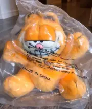 Vintage 1978 Fine Toy GARFIELD 8" In Your Face STUCK-UP Still Sealed #59051