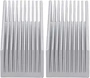 Cooling Fins, Corrosion Resistant Aluminum Heatsink Large Area Compact Size Easy Installation for Electronic Chip Power Board (with Thermal Conductive Adhesive)
