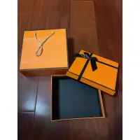 在飛比找蝦皮購物優惠-橘色黑色緞帶禮物盒 禮品盒 包裝盒 禮物提袋 生日節日送禮