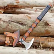 Viking Axe of Ragnar Lothbrok Hunting Axe with Rose Wood Handle - Hand-Forged SM